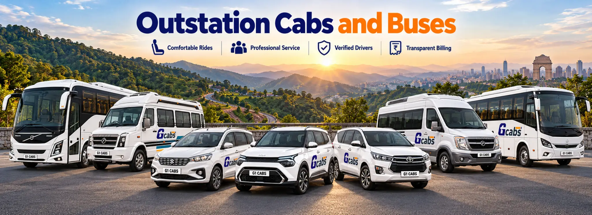 G1 Cabs Travel Banner